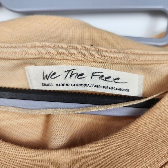 FREE PEOPLE WOMENS SMALL PROSECCO LONG SLEEVE STRIPE SWEATER BAJA NWT NEW SLITS - Picture 5 of 6